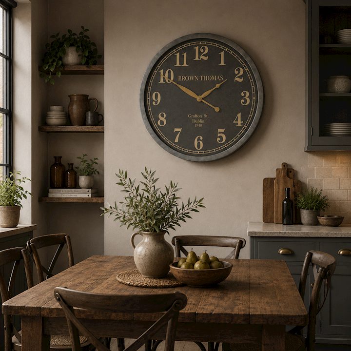 BROWN THOMAS WALL CLOCK 80cm